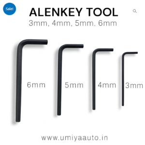 TAPARIA Alenkey Tool Kit 3mm, 4mm, 5mm, 6mm