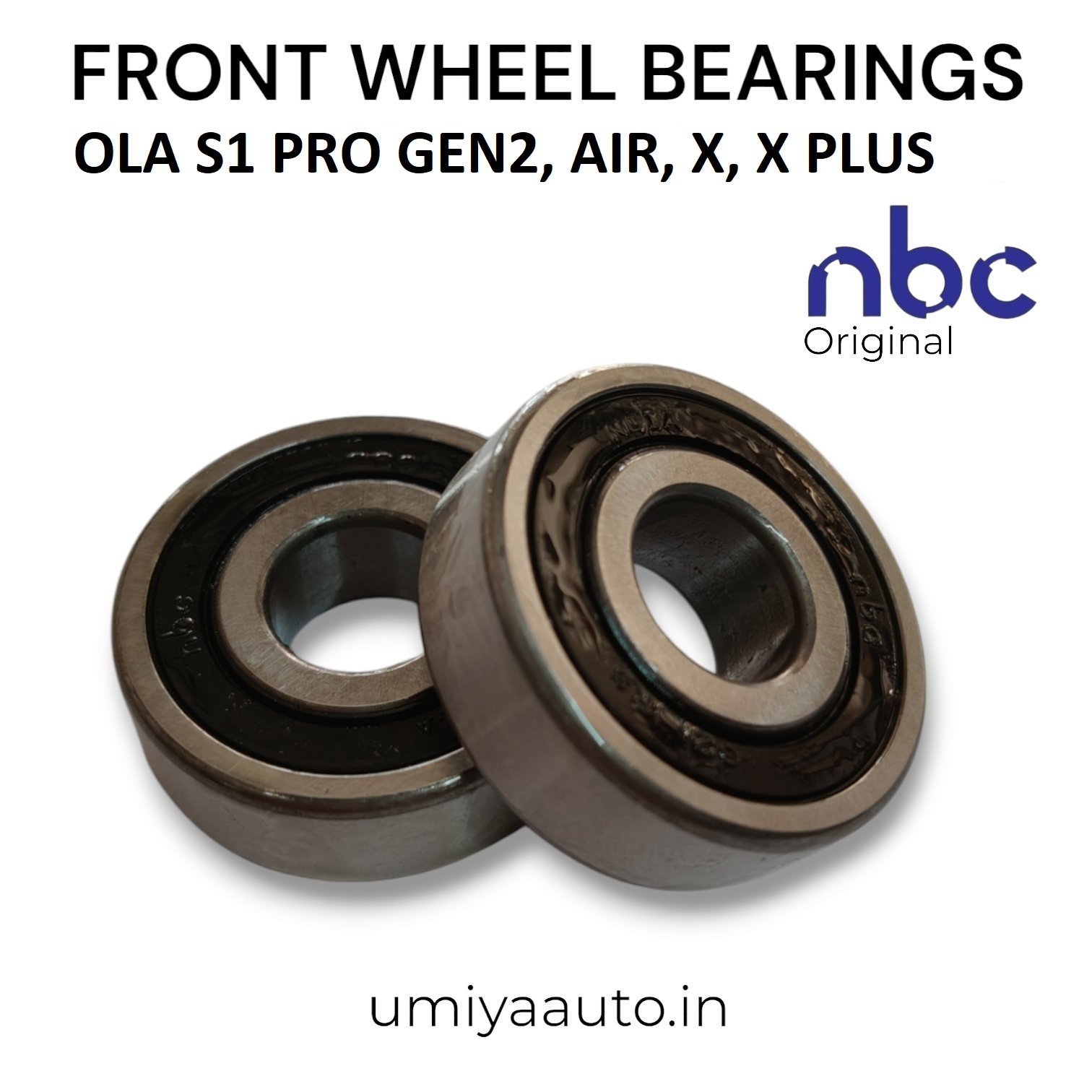 OLA S1 PRO GEN2, AIR, X, X PLUS FRONT WHEEL Bearings Set (Set of 2Pcs) NBC - Image 2