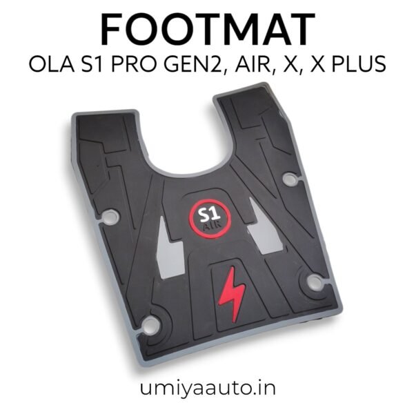 OLA S1 AIR, S1 PRO Gen2, Gen3, S1 X, S1 X+, X PLUS Gen3 3D BLACK/SILVER FOOTMAT