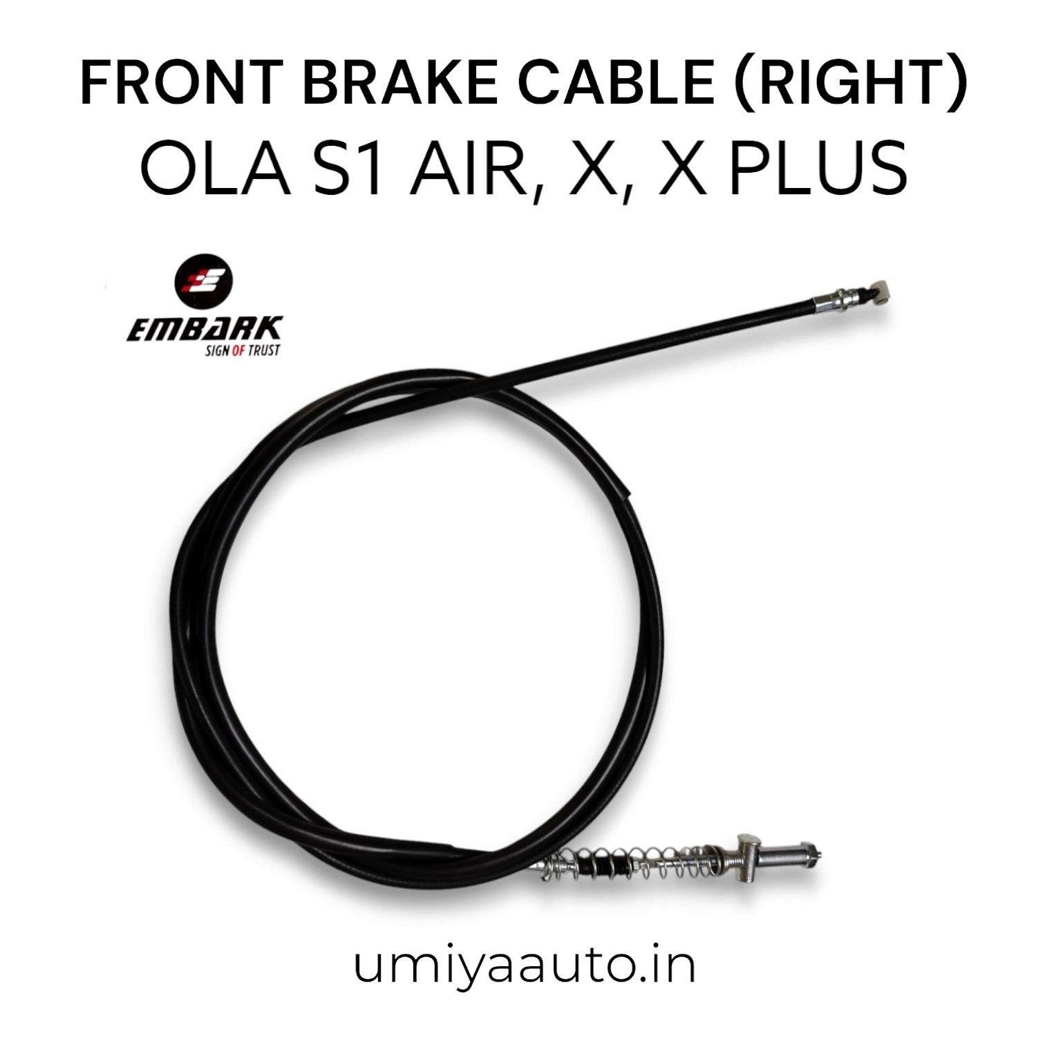 OLA AIR, X, X PLUS FRONT BRAKE CABLE RIGHT SIDE EMBARK