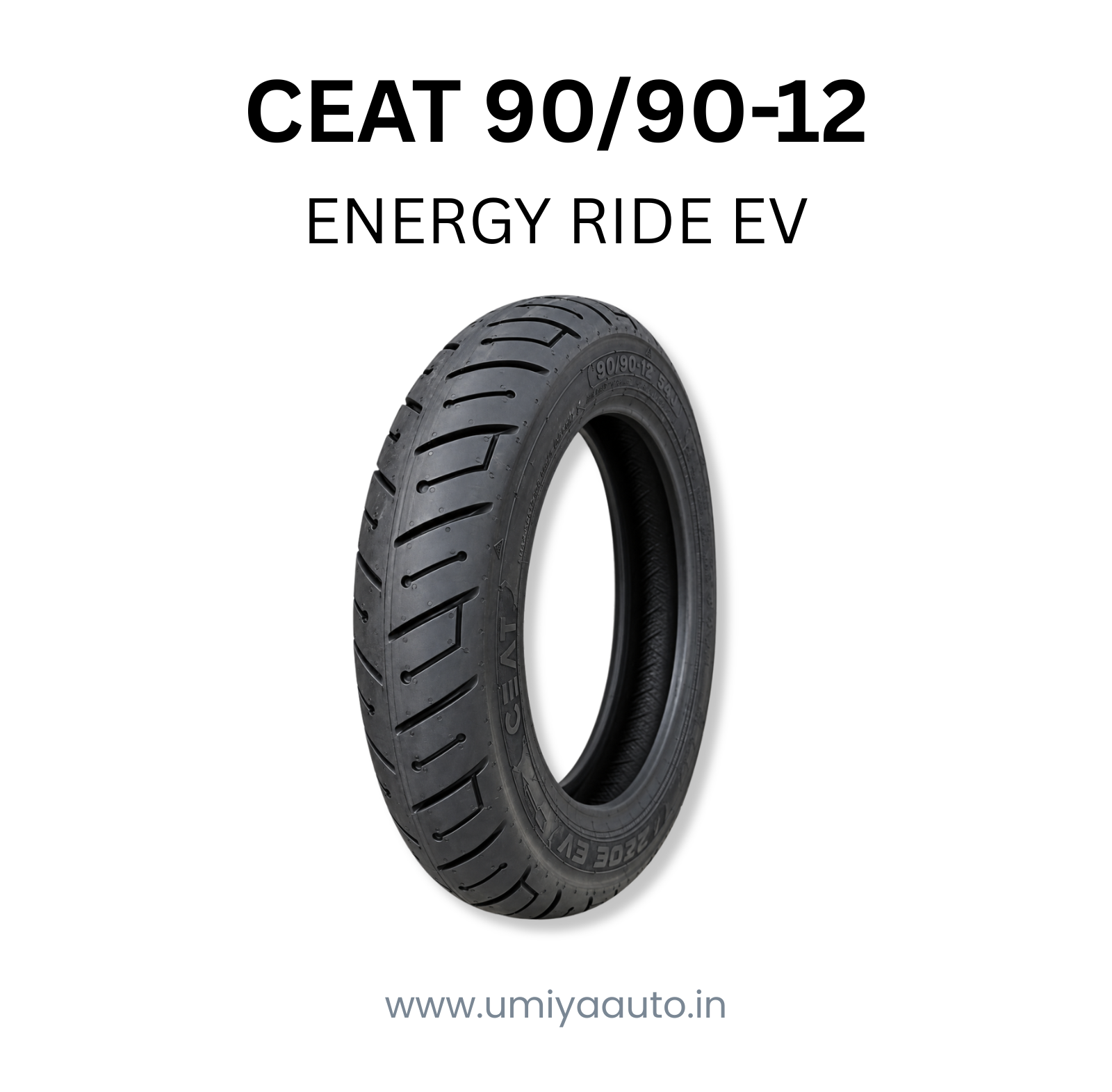 CEAT 90/90-12 Energy Ride EV Tyre for OLA S1 Pro Gen3 / S1X / S1X+